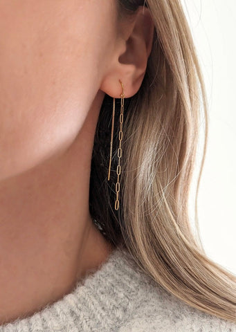 Blake Marquise Ear Climber by Layer the Love