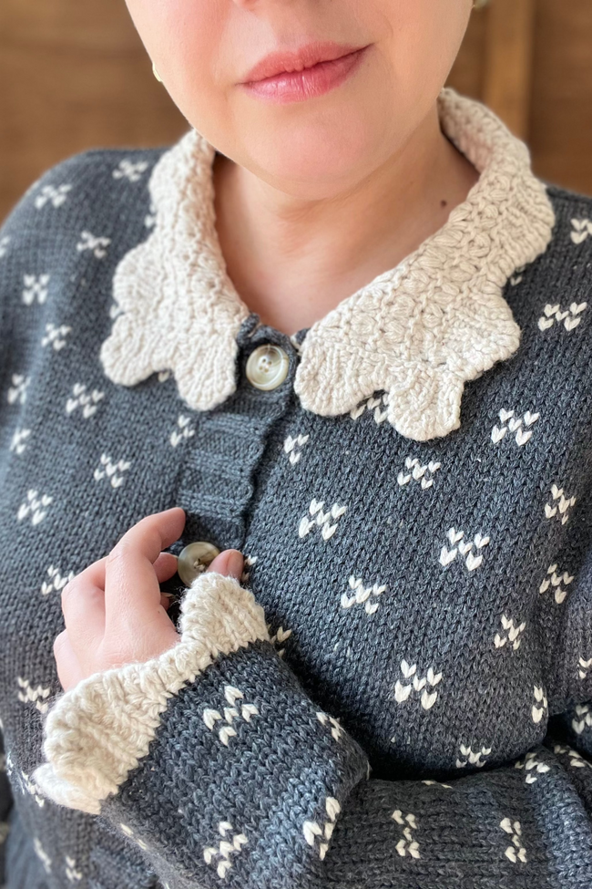 Final Sale - Sweet Collar Cardigan