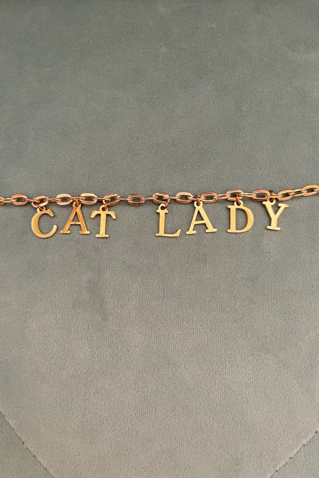 Cat Lady Charm Bracelet