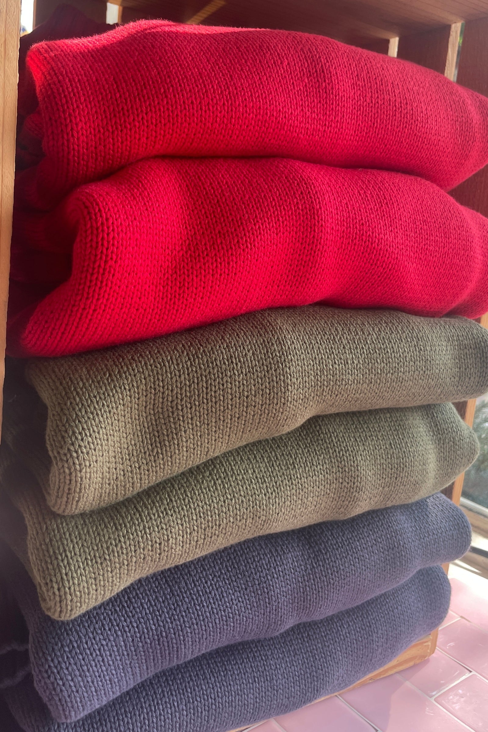 100% Cotton Crew Sweater