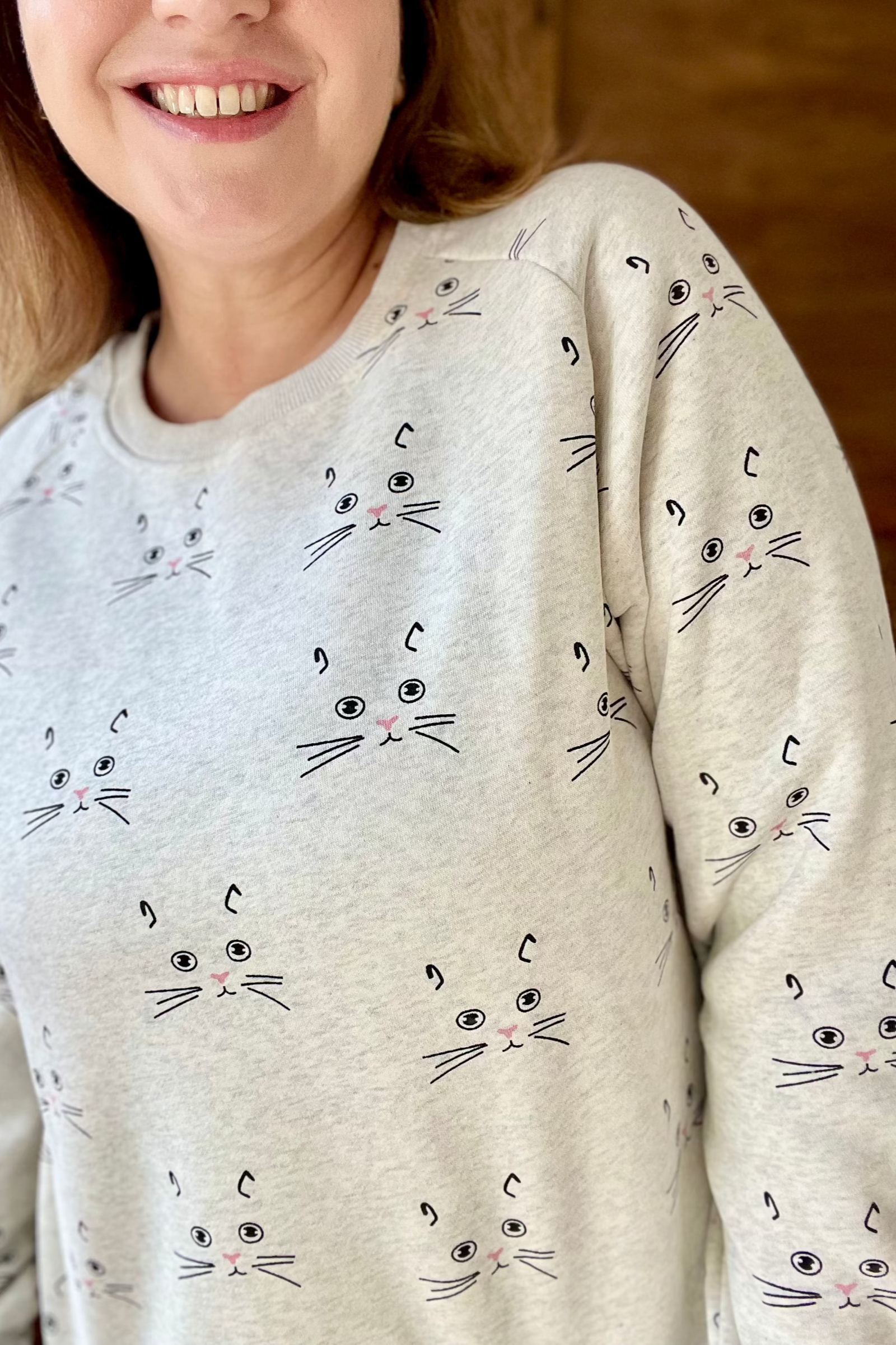 Cat Pullover Sweatshirt