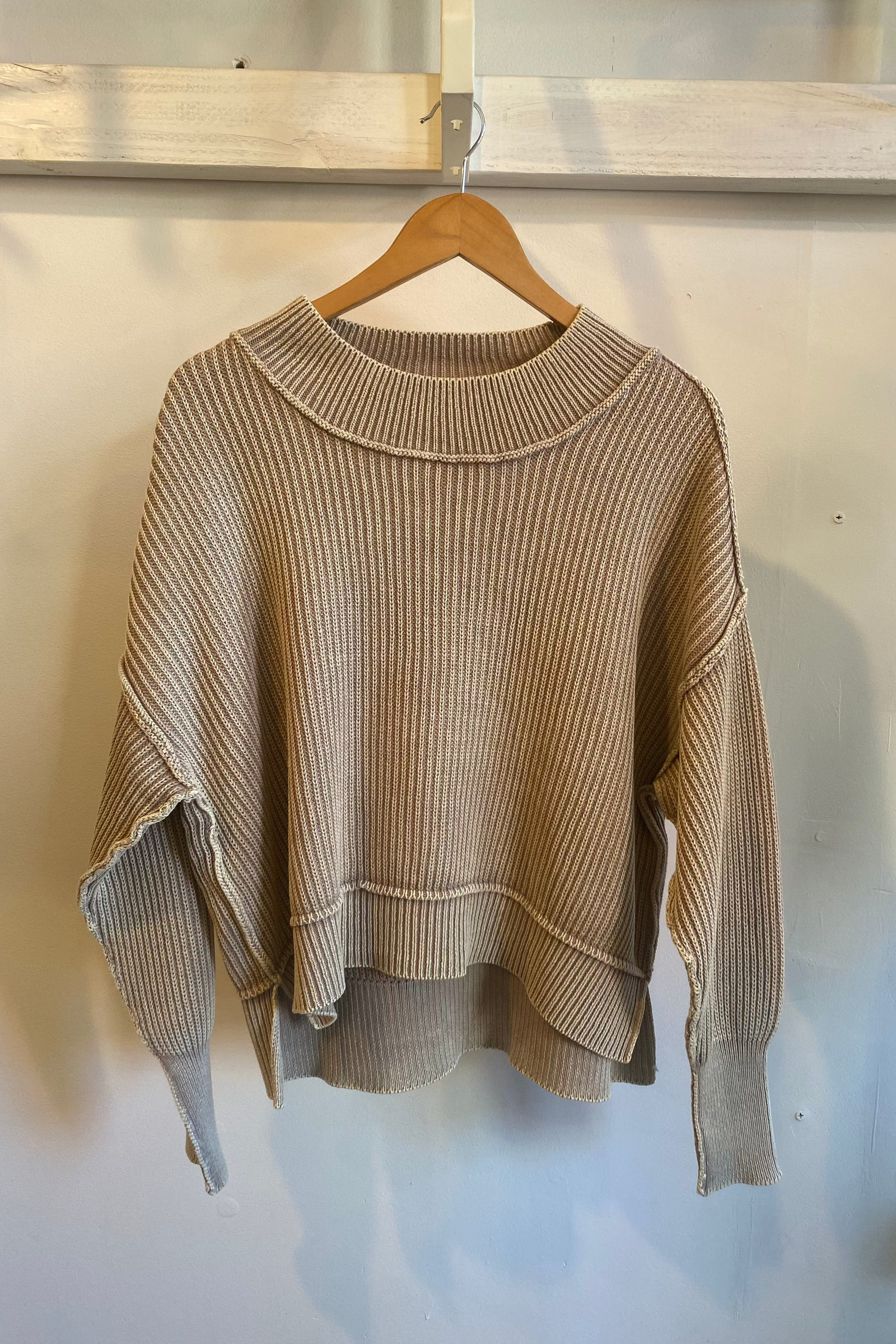 Boxy Cotton Sweater