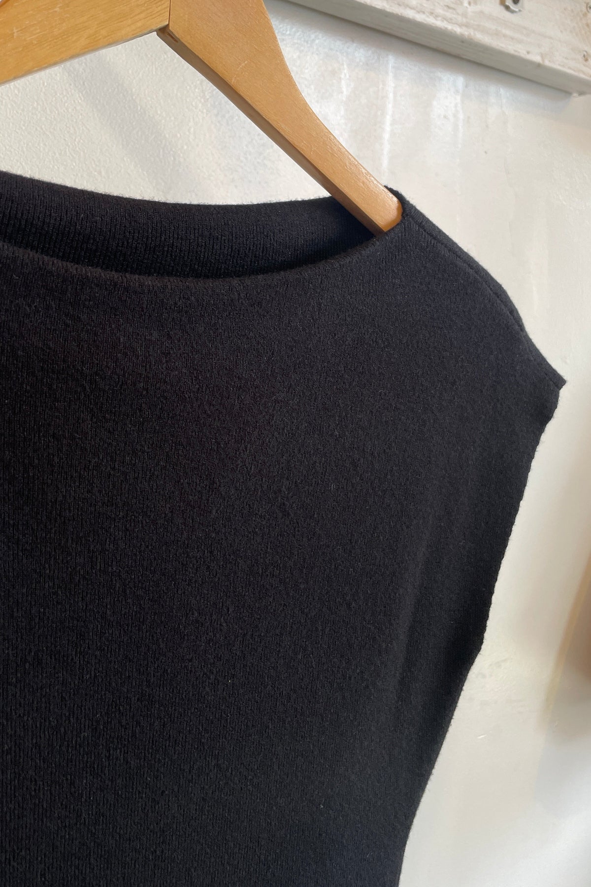 Knit Boat Neck Midi Dress