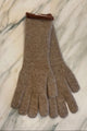 Wool Blend Knit Gloves