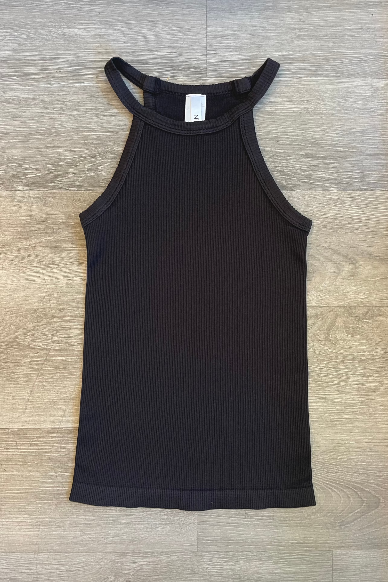 Final Sale - Ribbed High Neck Tank