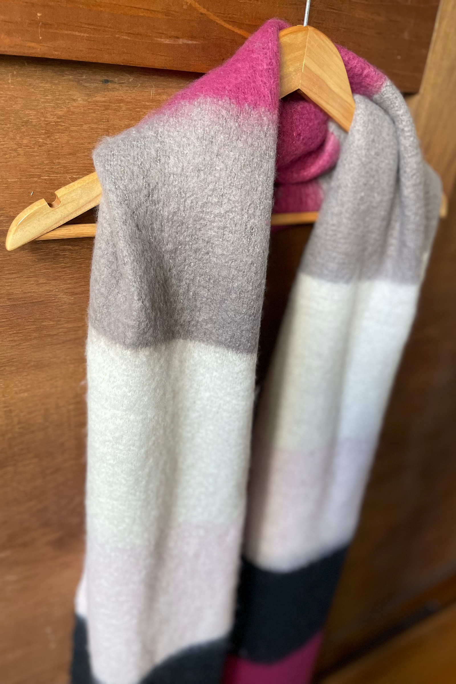 Color Block Cozy Scarf