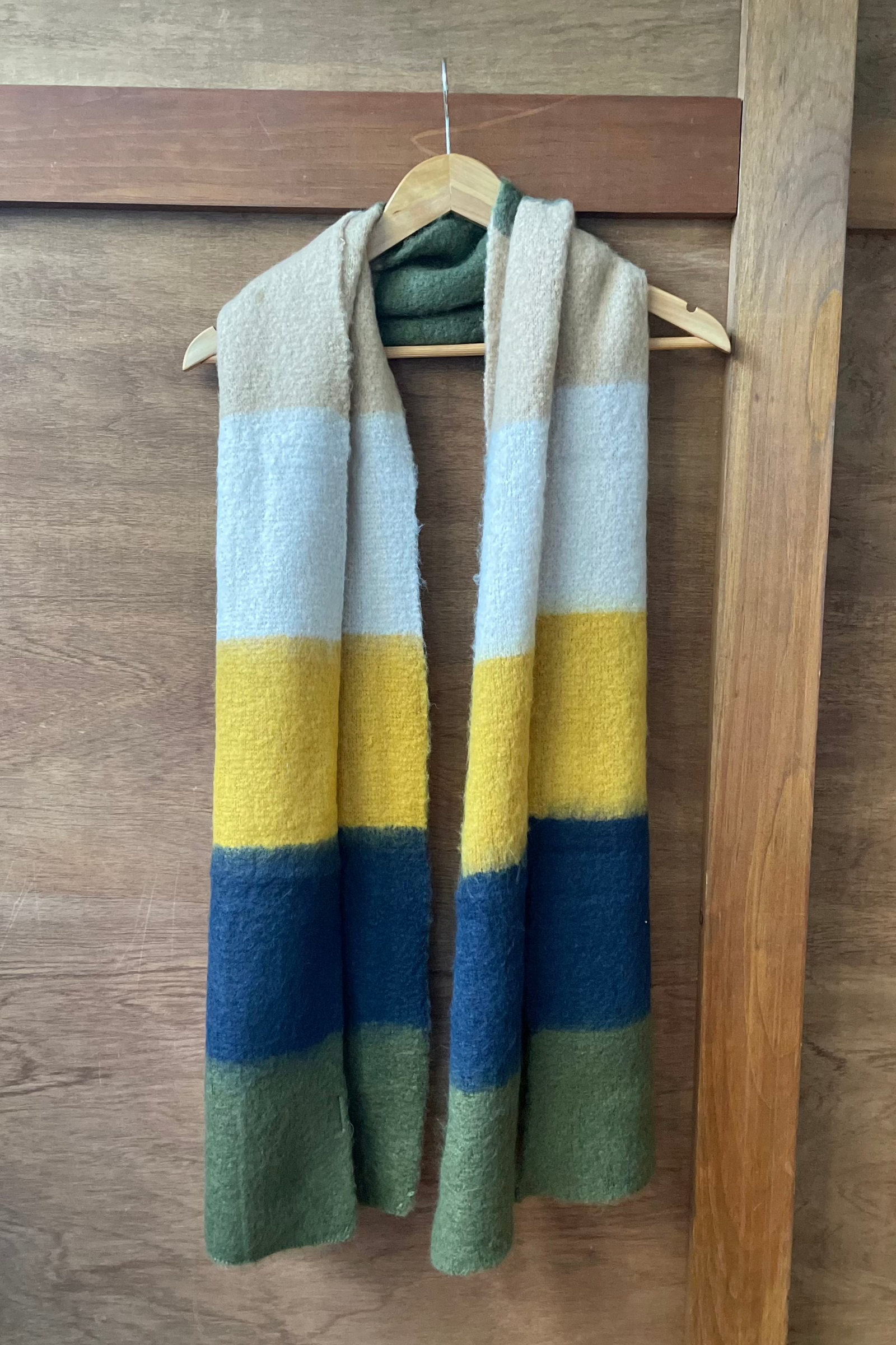 Color Block Cozy Scarf