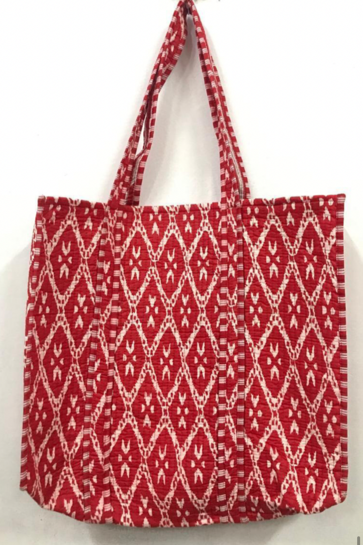 Quilted Beach Tote