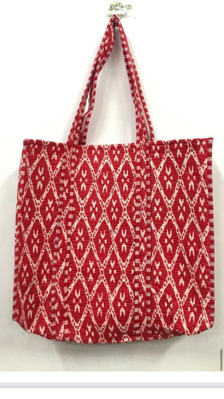 Quilted Beach Tote