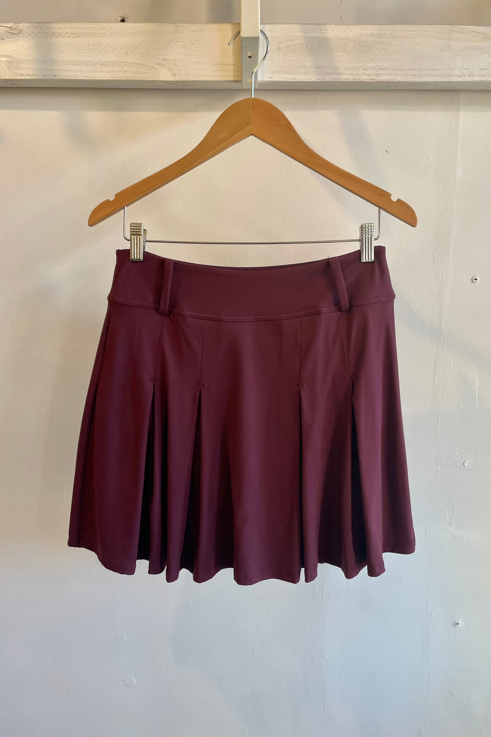 Pleated Skirt with Under-Short