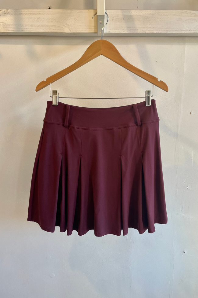 Final Sale - Pleated Skirt with Under-Short