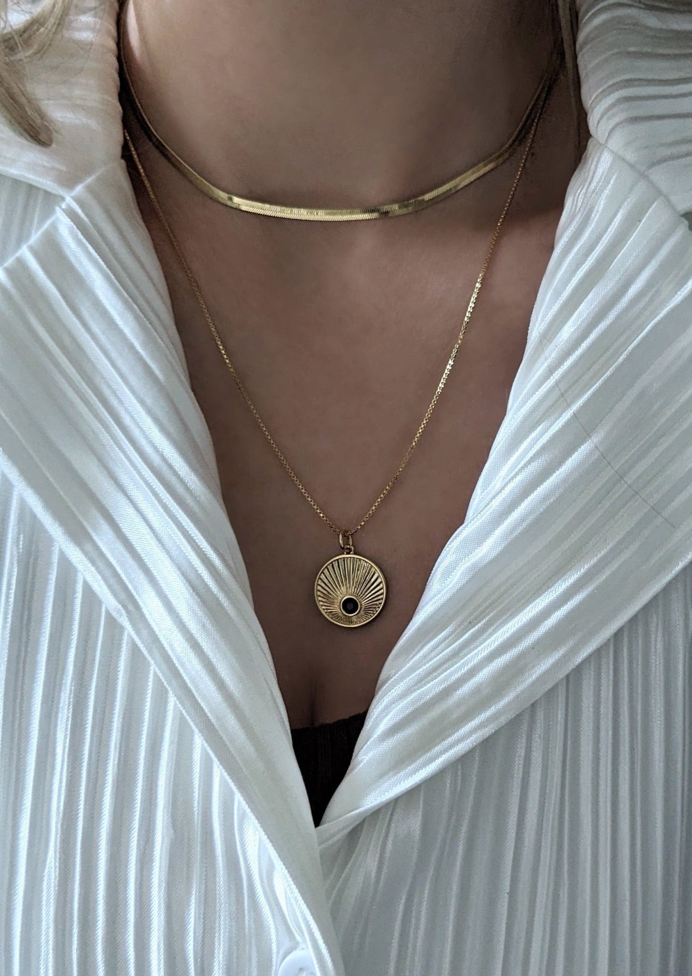 Devina Pendant Necklace by Layer the Love