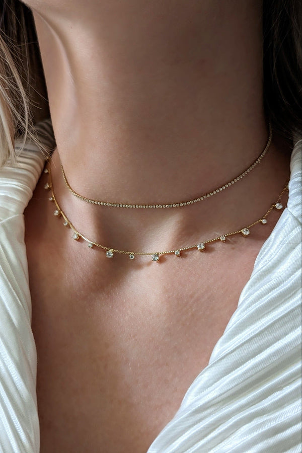 Harper Mini Tennis Necklace