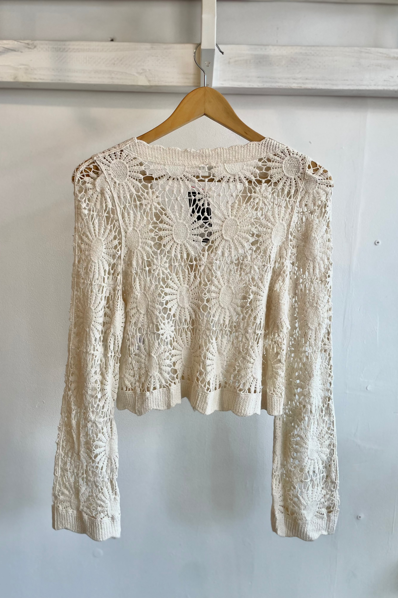 Flower Crochet Cardigan