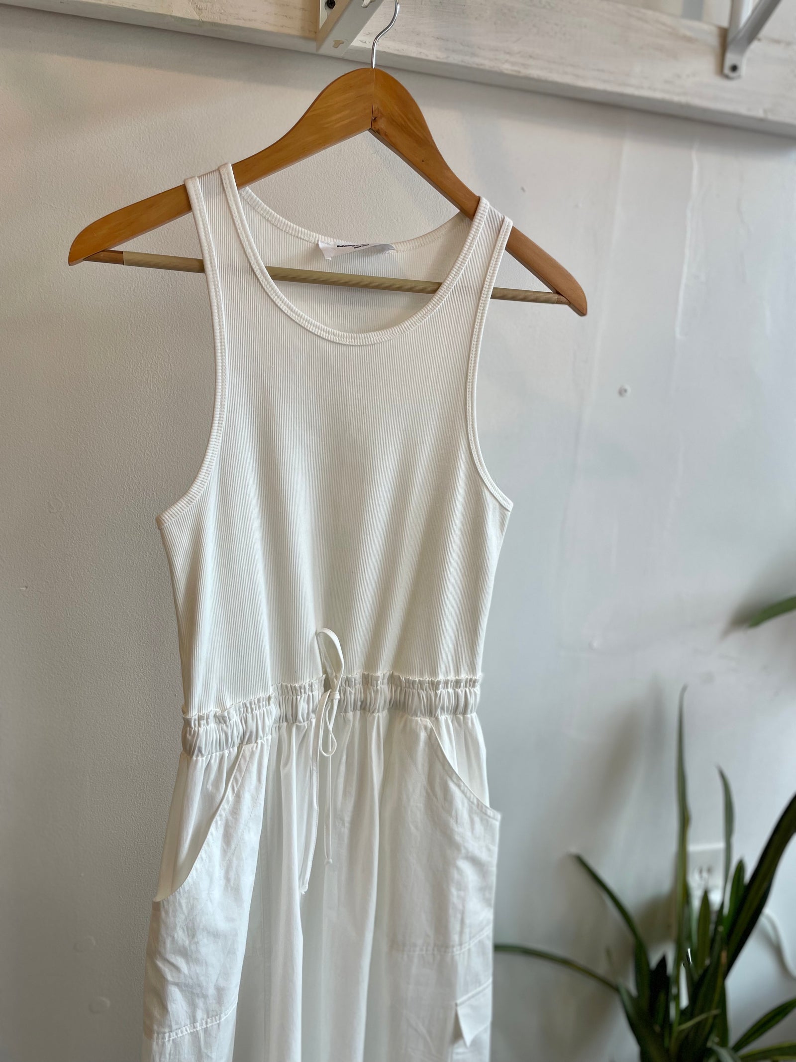 Mixed Tank Midi Dress