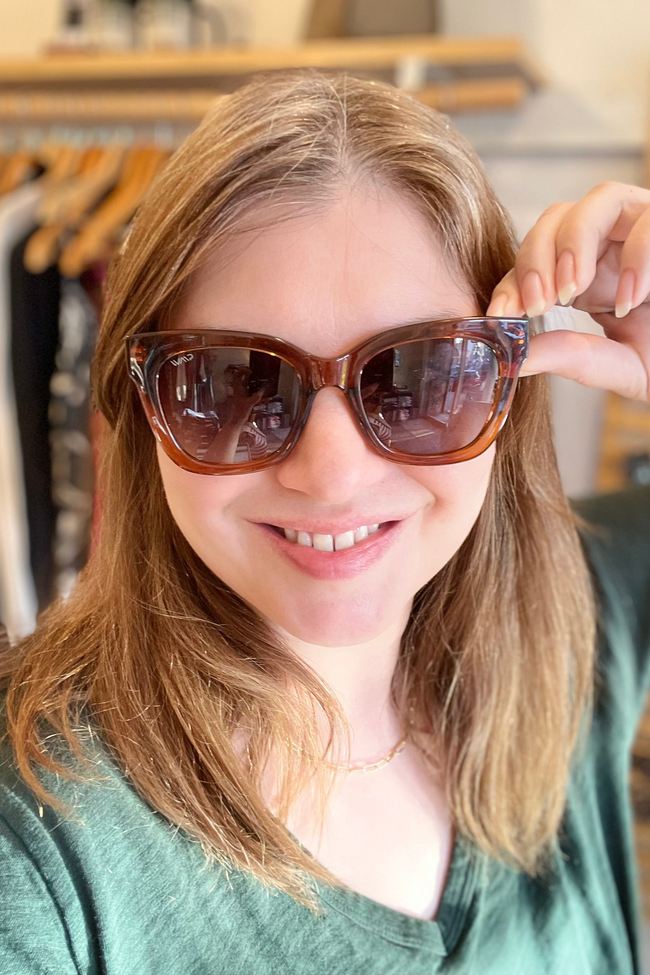 Stormi - Square Chunky Polarized Sunglasses