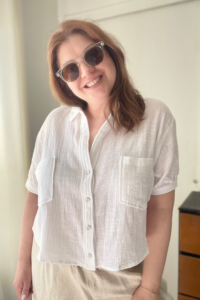 Cotton Gauze Short Sleeve Shirt