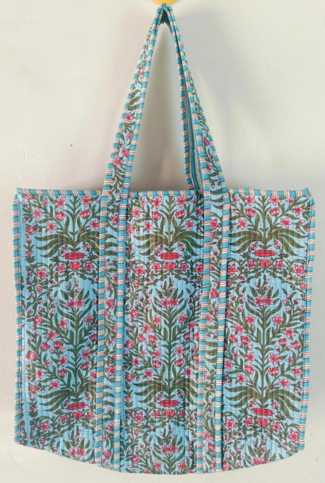 Quilted Beach Tote