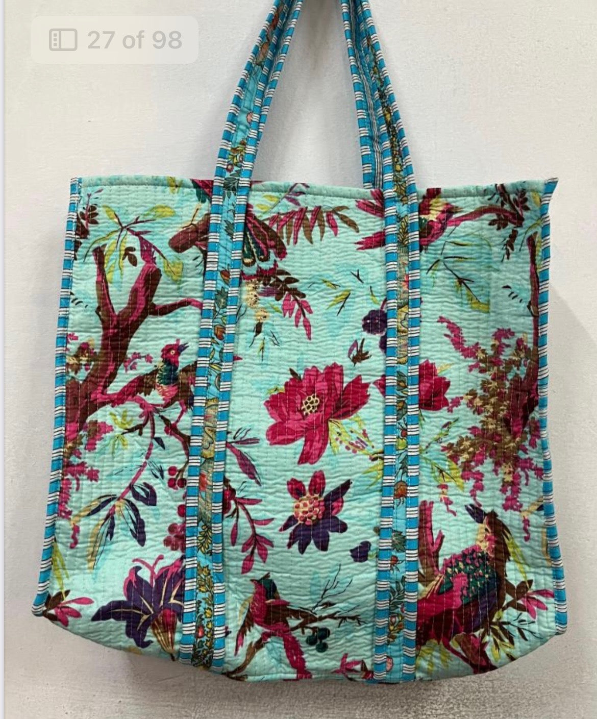 Quilted Beach Tote