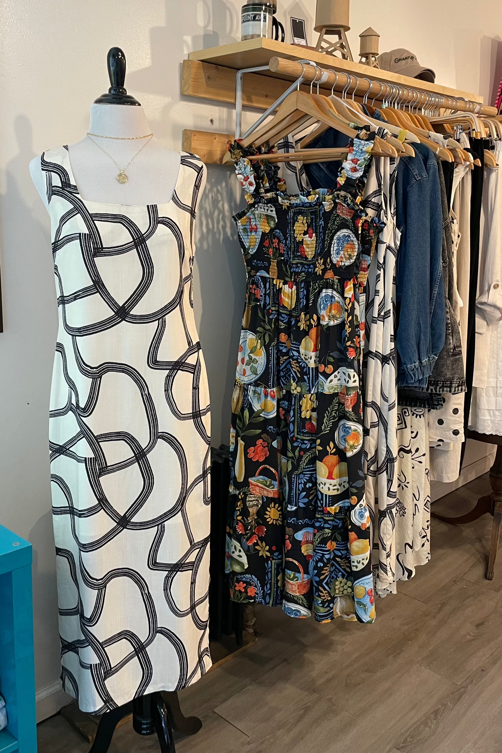 Modern Lines Shift Dress