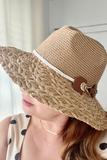 Packable Textured Panama Sun Hat