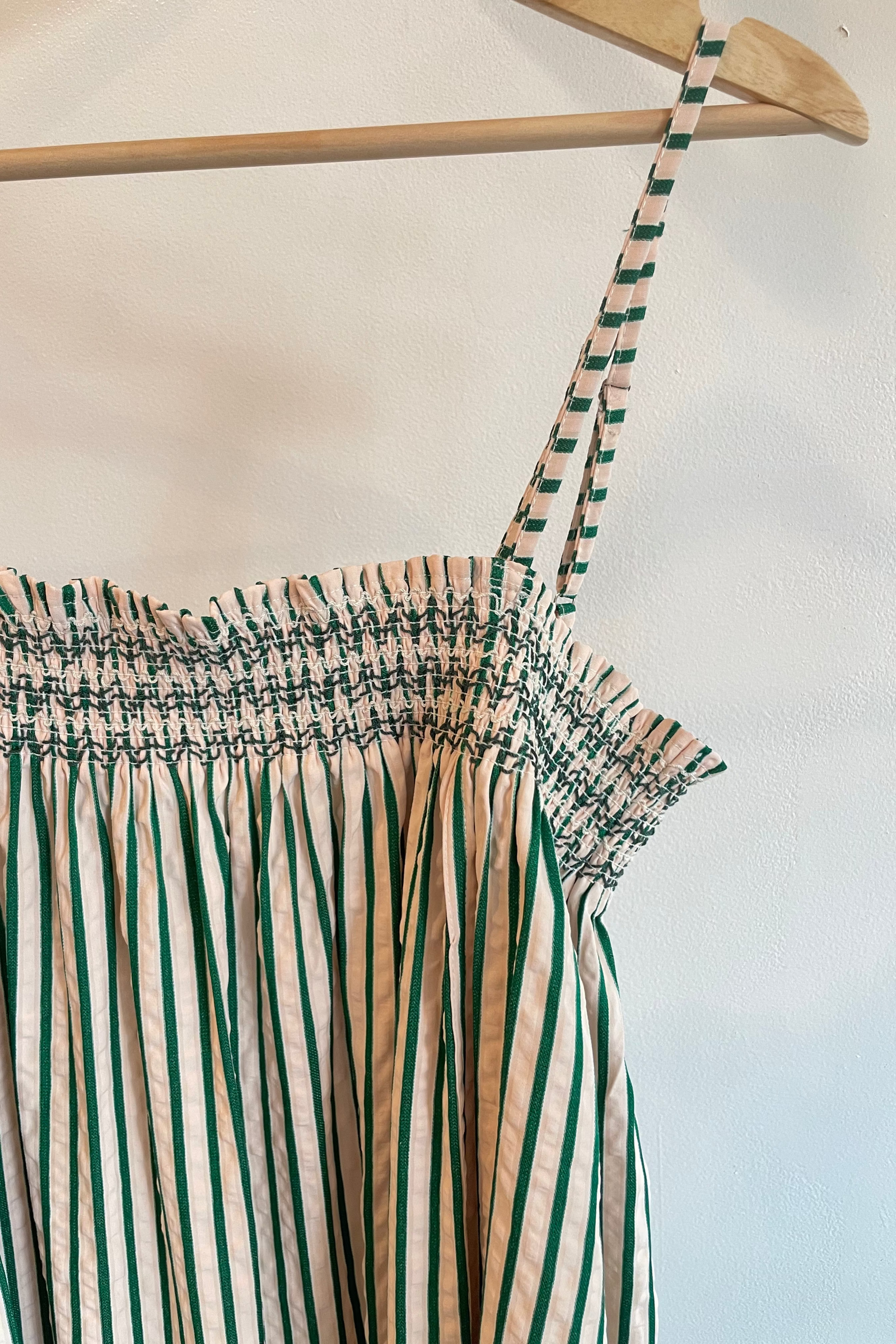 A Line Stripe Mini Dress