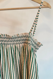 A Line Stripe Mini Dress