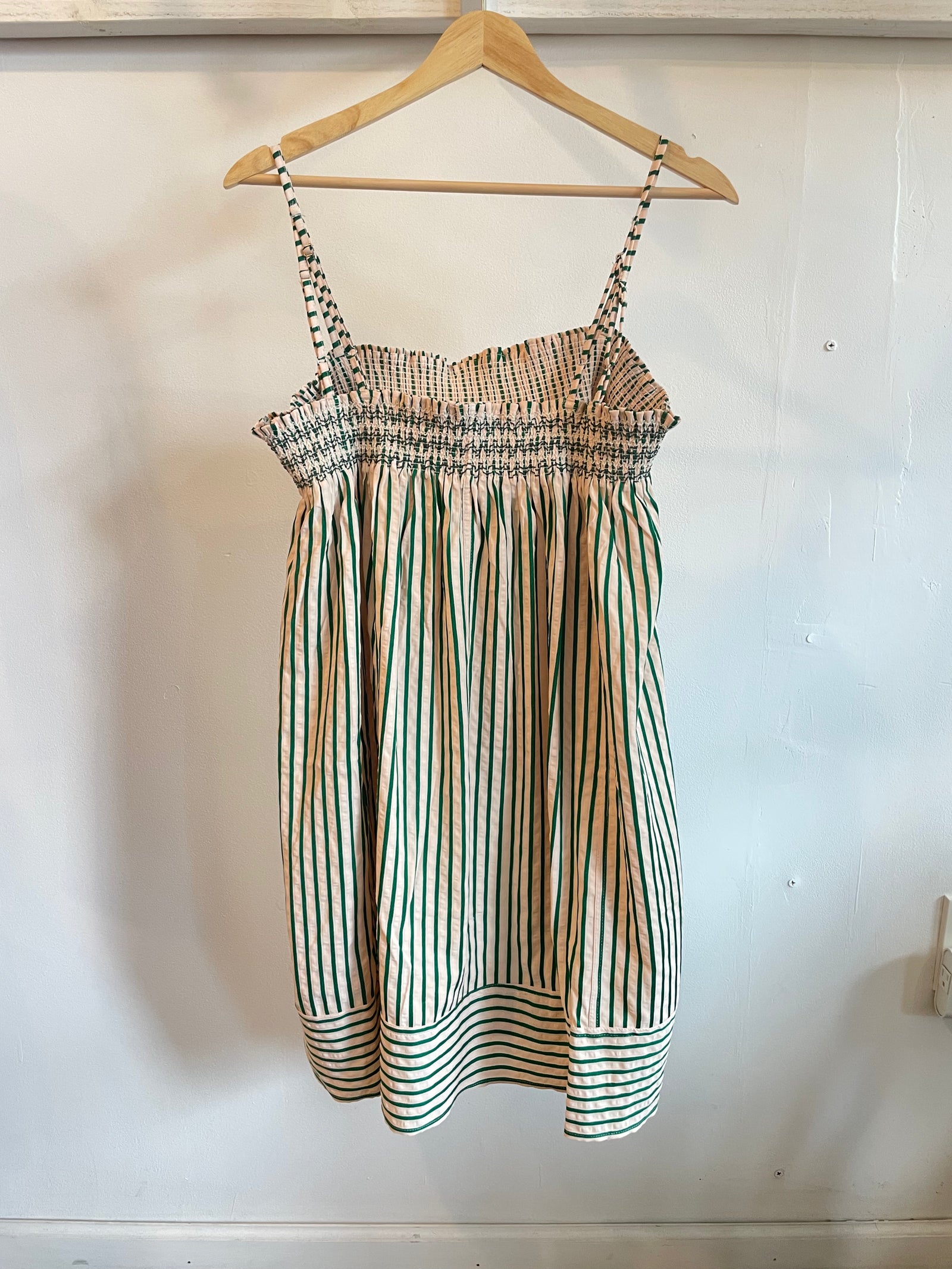 A Line Stripe Mini Dress