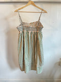 A Line Stripe Mini Dress