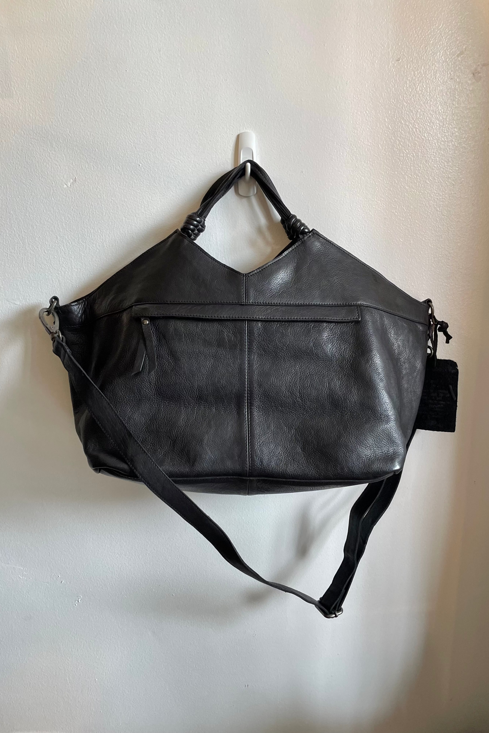 Nelly Handcrafted Leather Crossbody Tote