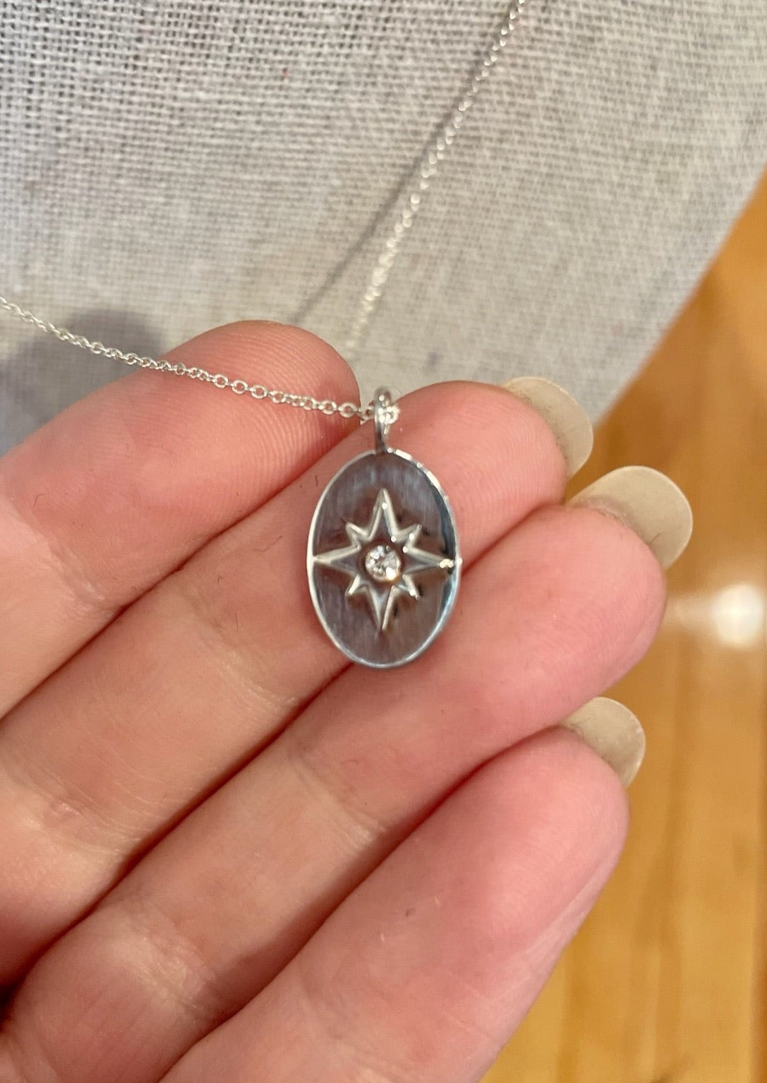 Starry Night Necklace in Sterling Silver