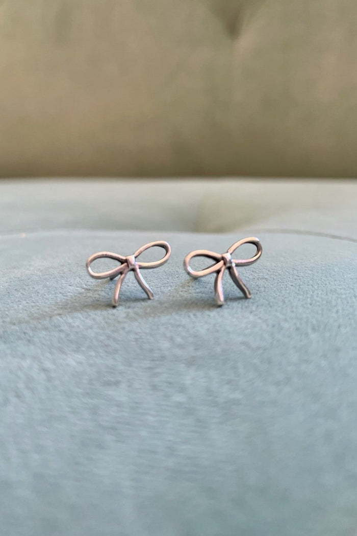 Sterling Silver Bow Studs