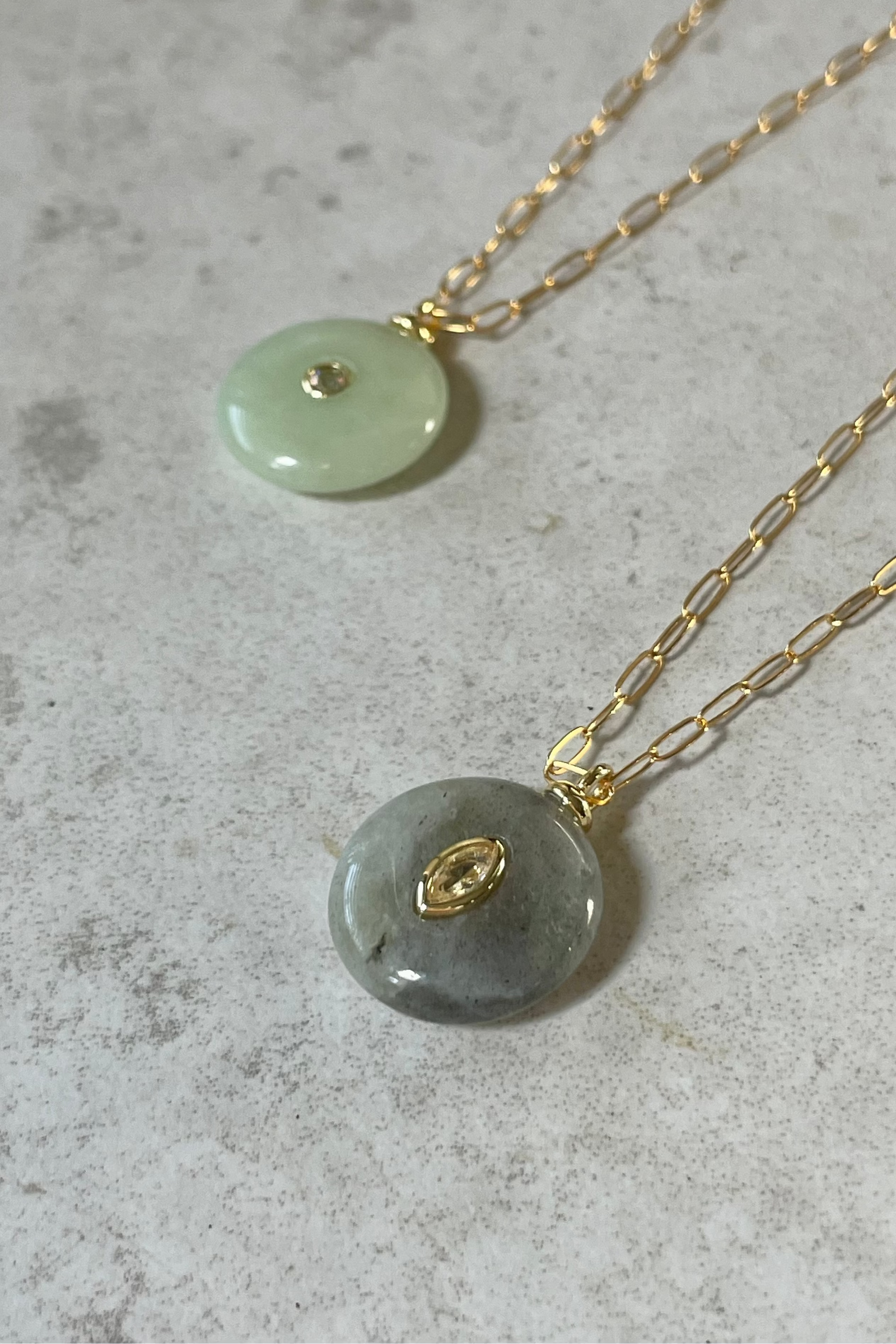 Gemstone Pendant Necklace by Layer the Love