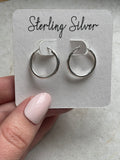 2mm Sterling Silver Endless Hoops