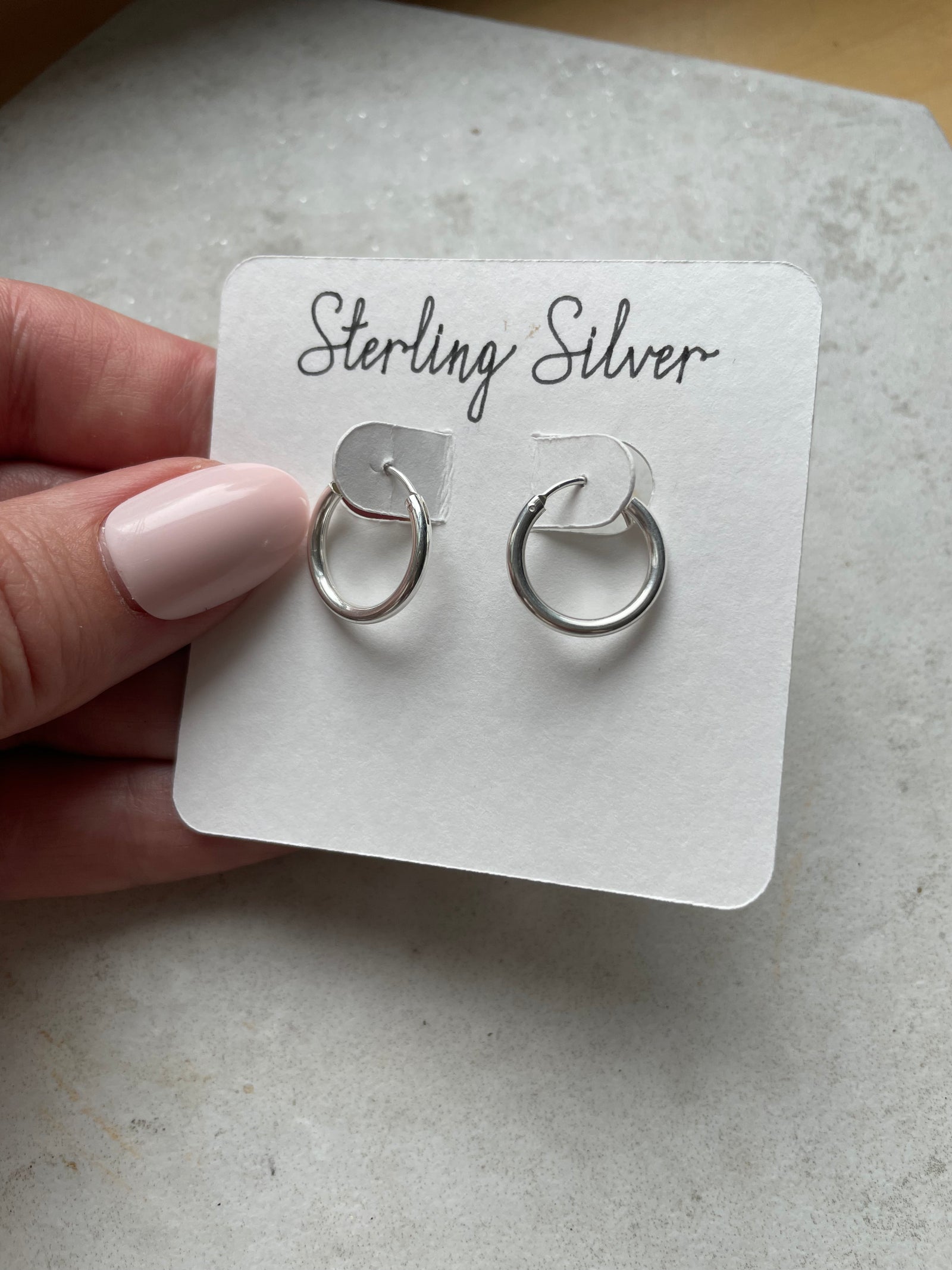 2mm Sterling Silver Endless Hoops