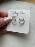 2mm Sterling Silver Endless Hoops