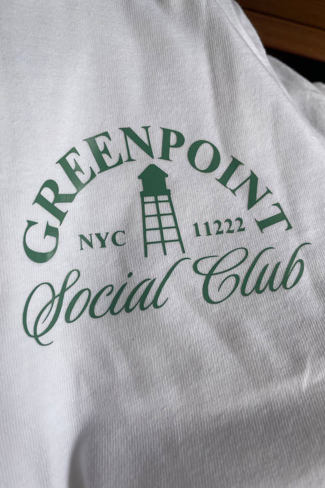 Greenpoint Social Club Cropped Tee Shirt