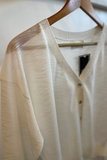 Ultra Fine Slub Cardigan