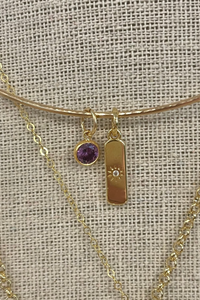 Gold Filled Half Collar Necklace