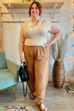 Linen Barrel Pant