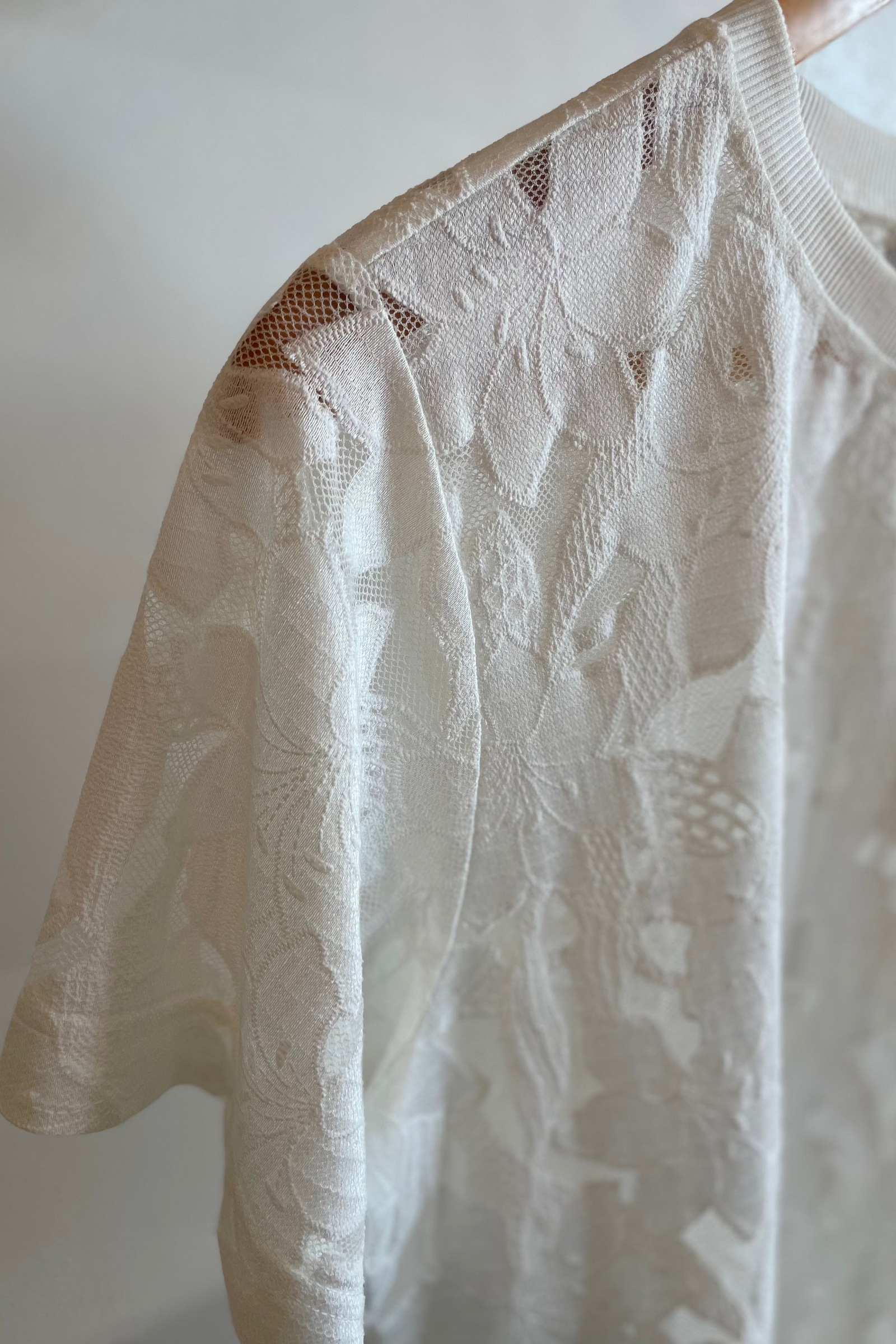 Lace Floral Tee Shirt