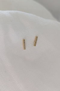 Sparkle Bar Studs by Layer the Love