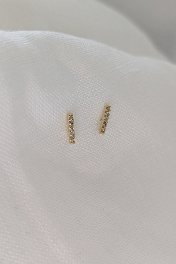 Sparkle Bar Studs by Layer the Love