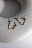 Saie Double Pierced Chain Earrings