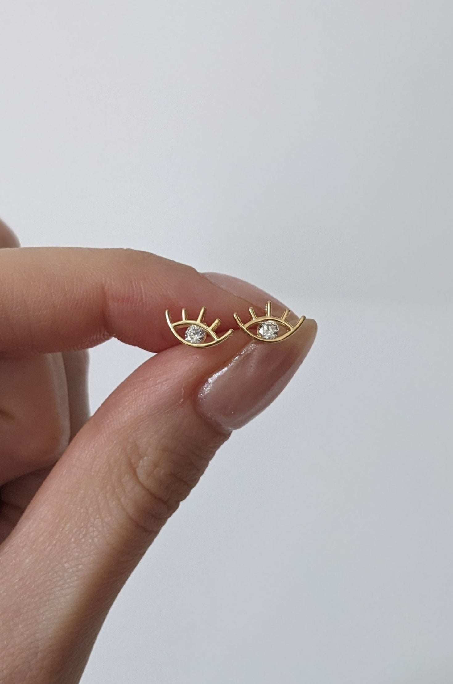 Eve Evil Eye Studs by Layer the Love