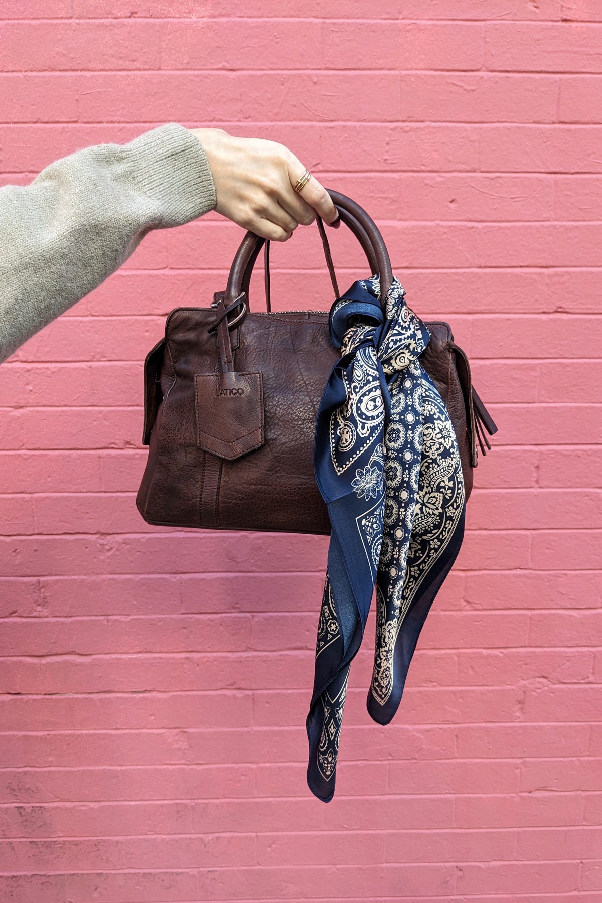 James Genuine Leather Crossbody