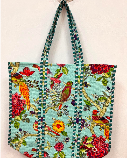 Quilted Beach Tote