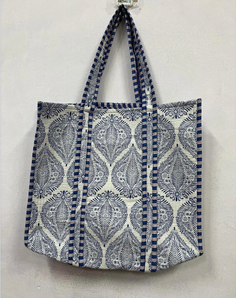 Quilted Beach Tote