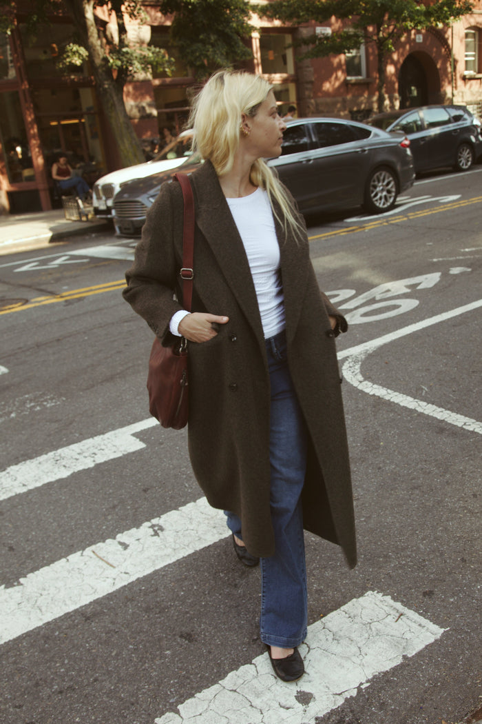Eden Double-Breasted Over Coat