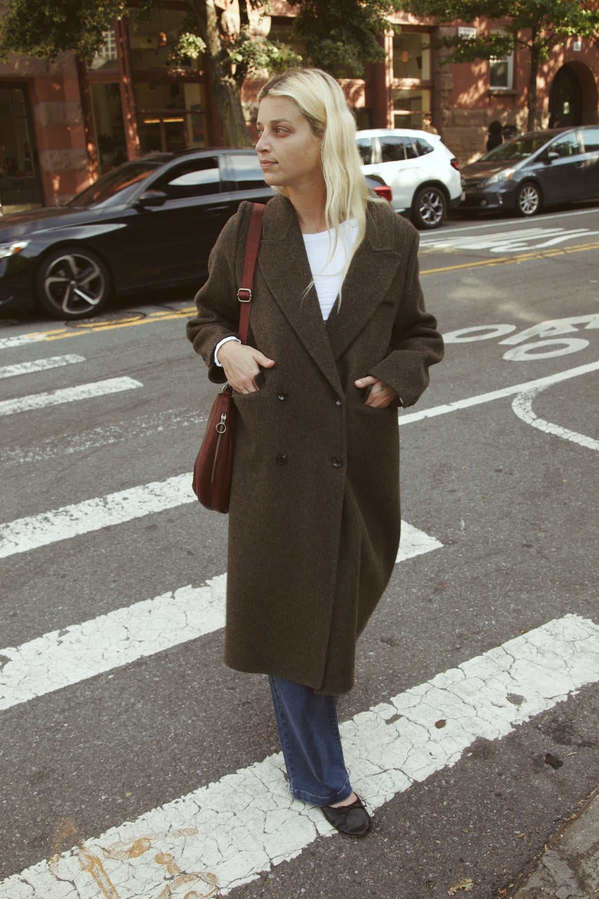 Eden Double-Breasted Over Coat